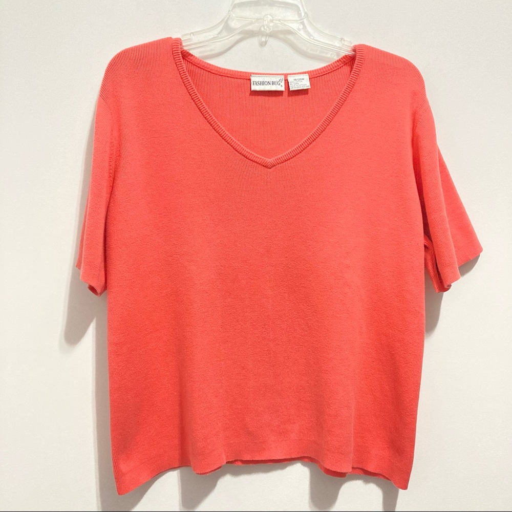 Women’s V-Neck Short Sleeves Saffron Top